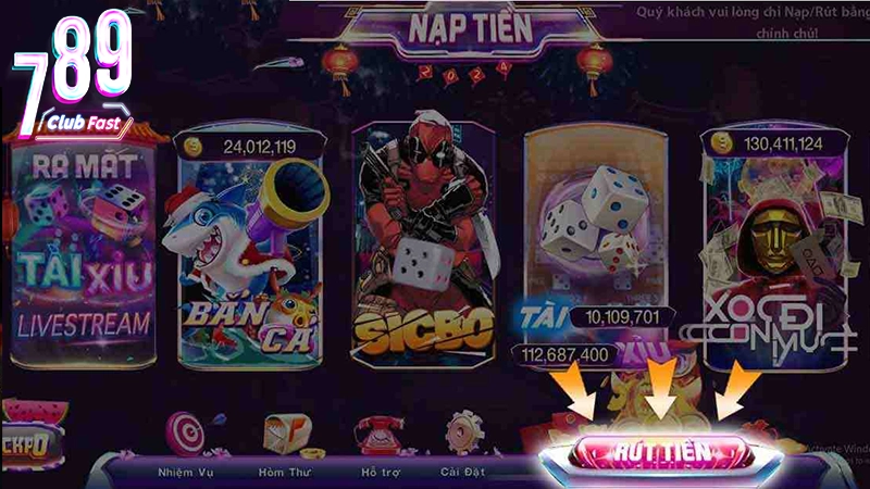 Nạp Rút Tiền Tại 789club - Rút Tiền Siêu Tốc 789club